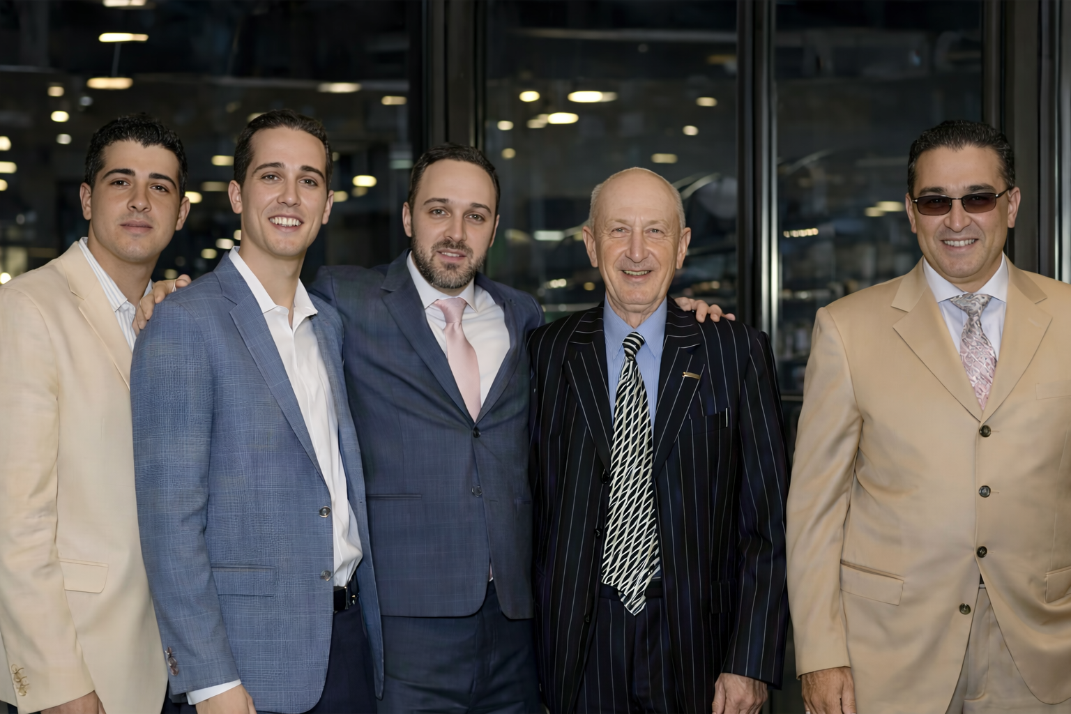 Three generations of the Leon Diamond family