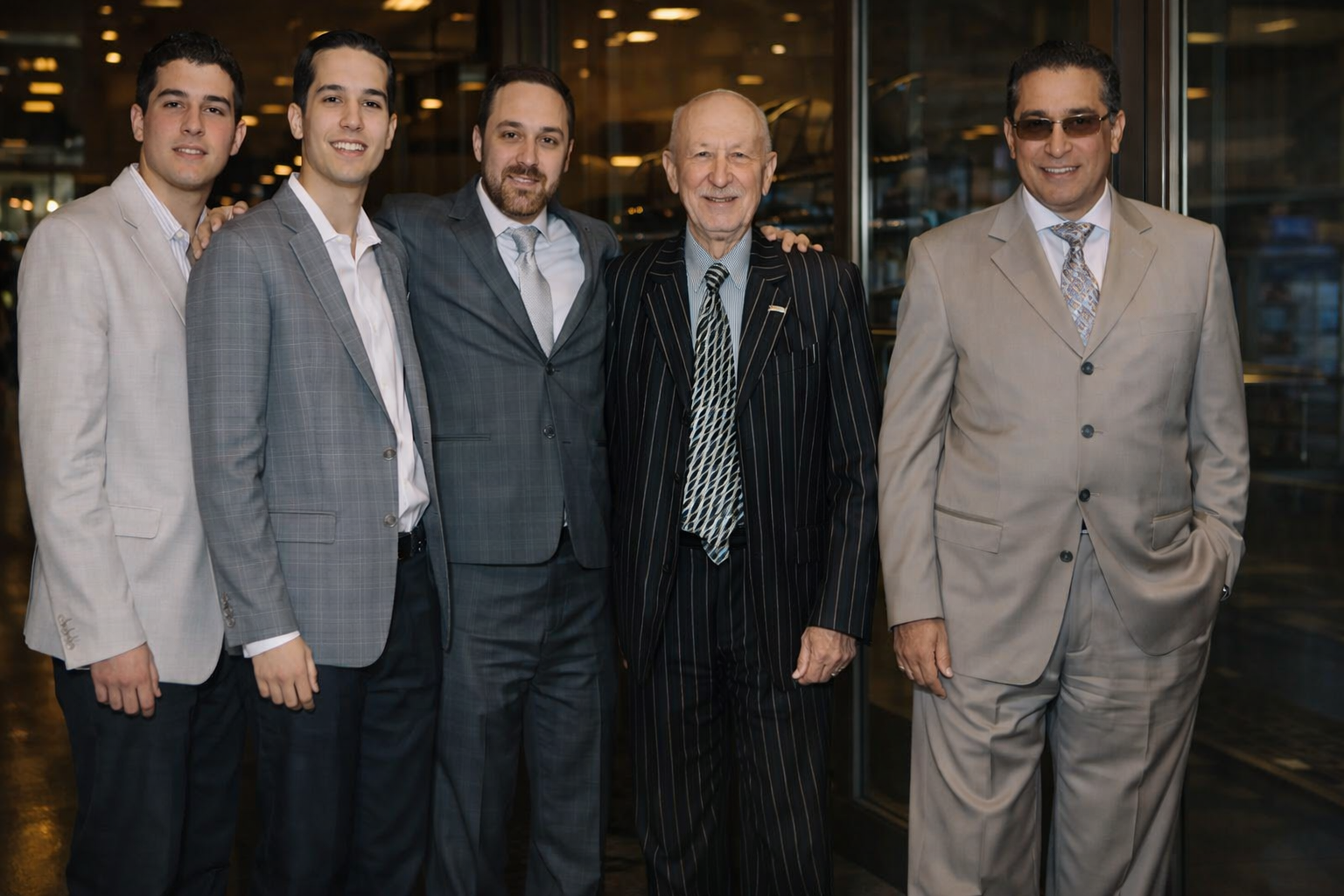 Three generations of the Leon Diamond family