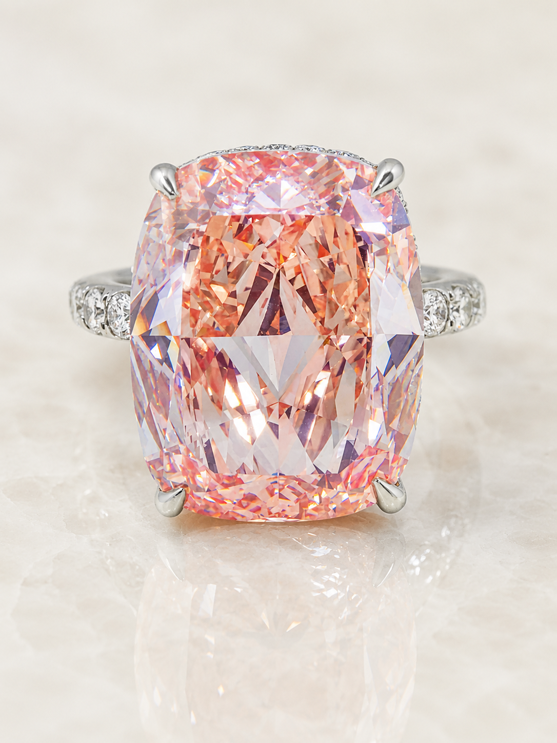 Fancy Pink Diamond Ring