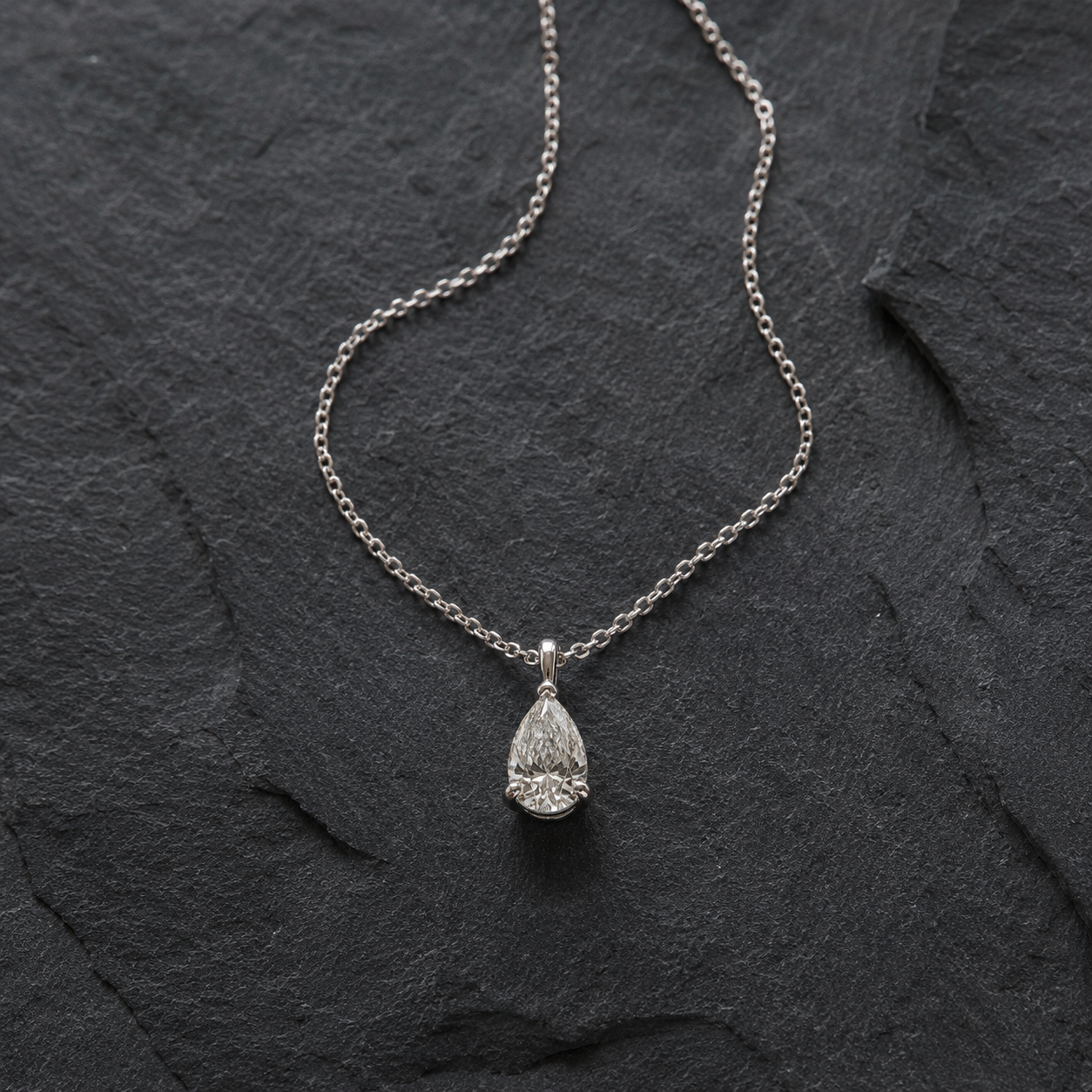 Diamond Solitaire Necklace